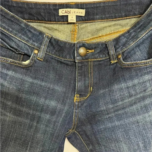CAbi Baby Bootcut Jeans Style 967R Womens Size 4 Dark Wash Denim - Picture 10 of 12